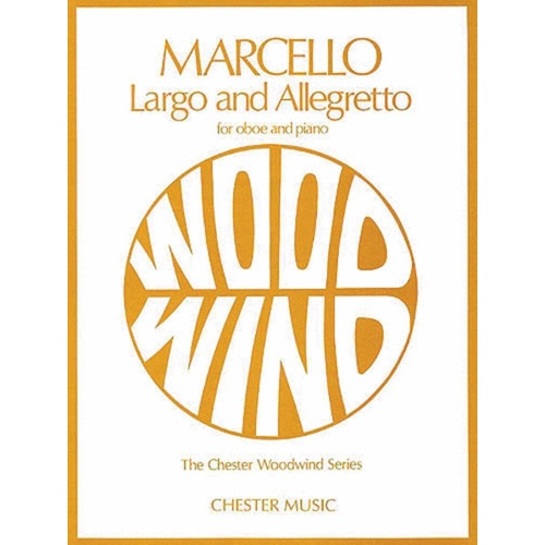 Marcello - Largo And Allegretto For Oboe/Piano (Softcover Book)