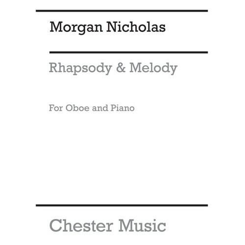 Nichonline Audios - Rhapsody And Melody For Oboe/Piano (Softcover Book)