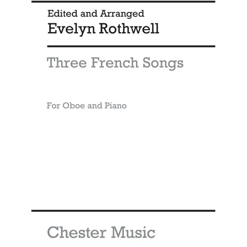 Rothwell 3 French Pieces Oboe And Piano (Softcover Book)