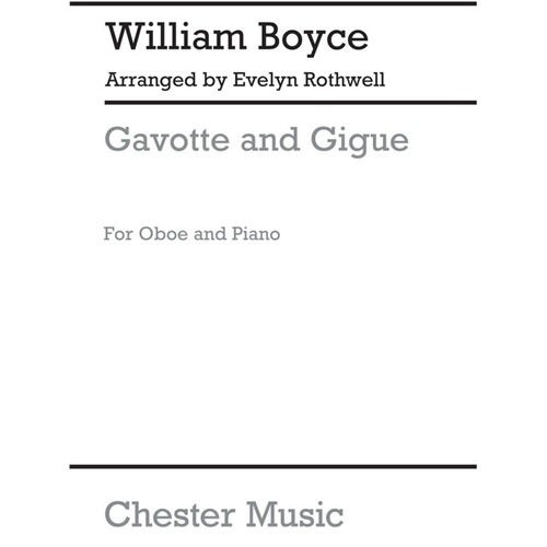 Boyce - Gavotte And Gigue For Oboe/Piano (Pod) (Softcover Book)
