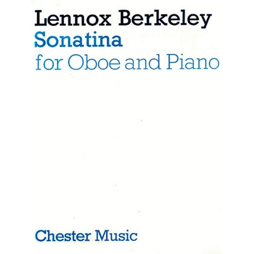Berkeley - Sonatina For Oboe/Piano (Softcover Book)