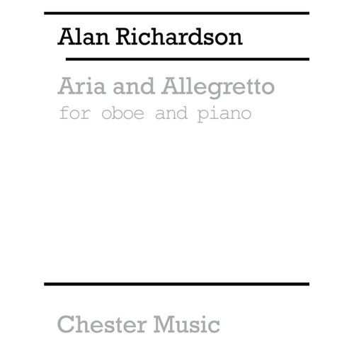Richardson - Aria And Allegretto For Oboe/Piano (Softcover Book)