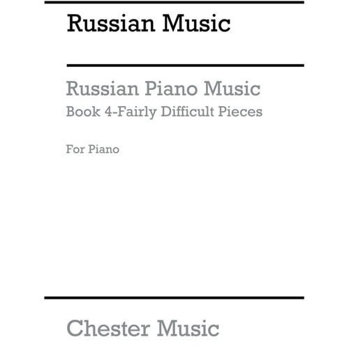 Russian Piano Music Vol 4 (Pod) (Softcover Book)