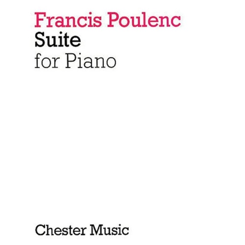 Poulenc - Suite for Piano by Francis Poulenc, Chester Music, 1 Page