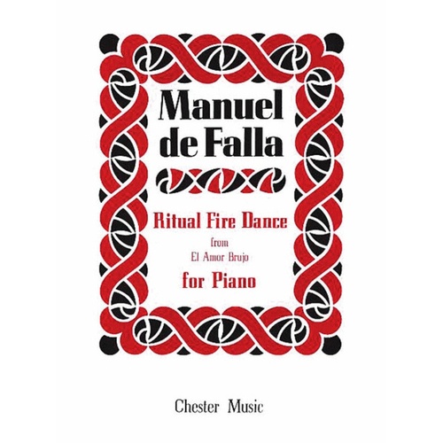 Falla - Ritual Fire Dance For Piano (Softcover Book)