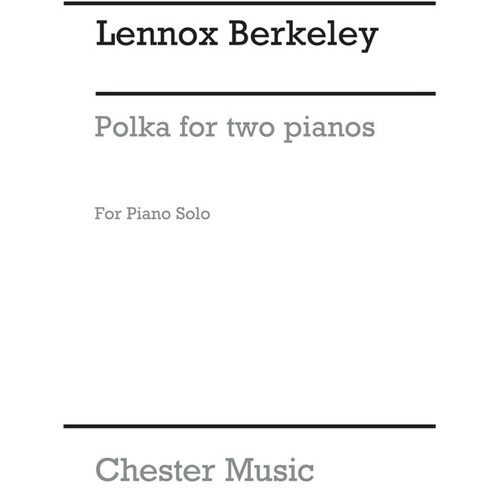 Berkeley - Polka For 2 Pianos For Piano Solo (Pod) (Softcover Book)