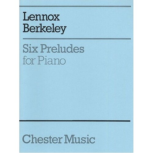 Berkeley - 6 Preludes For Piano (Softcover Book)