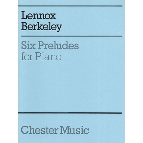 Berkeley - 6 Preludes For Piano (Softcover Book)