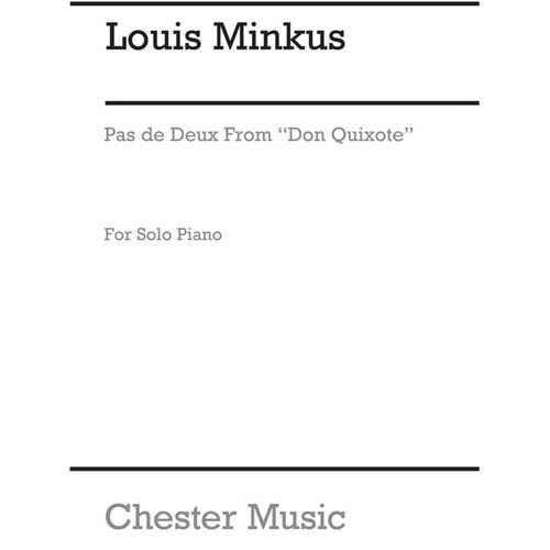 Minkus - Pas De Deux From Don Quixote Piano (Softcover Book)