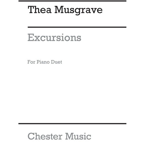 Musgrave - Excursions For Piano Duet (Pod) (Softcover Book)