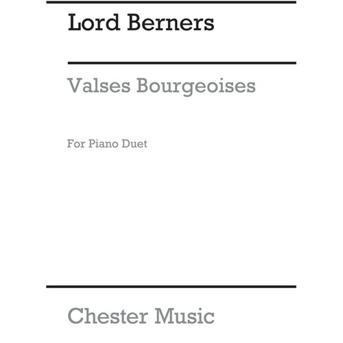 Berners - Valses Bourgeoises Piano Duet (Pod) (Softcover Book)