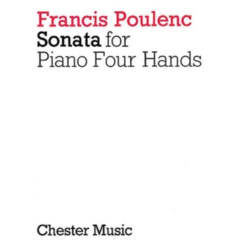 Poulenc - Sonata for 1 Piano 4 Hands, Piano Duet, Chester Music