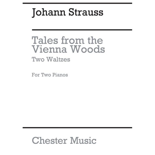 Strauss - 2 Waltzesfrom Vienna Woods For 2 Pianos (Softcover Book)