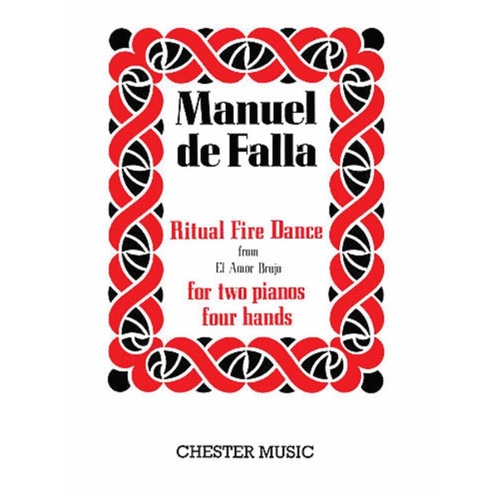 Falla - Ritual Fire Dance For 2 Pianos (Softcover Book)