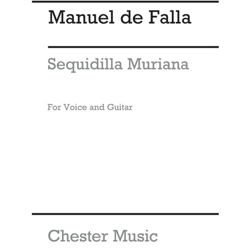 Falla - Seguidilla Murciana Medium Voice/Guitar (Pod) (Softcover Book)