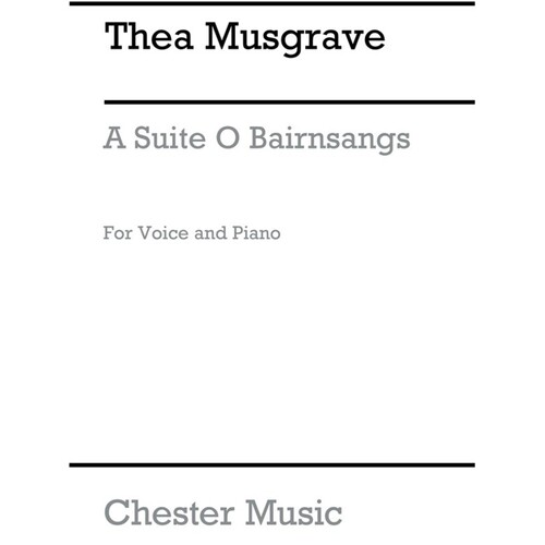 Musgrave - A Suite O Bairnsangs High Voice/Piano (Softcover Book)