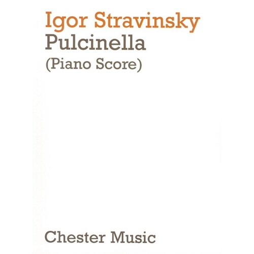 Stravinsky Pulcinella Vocal Score
