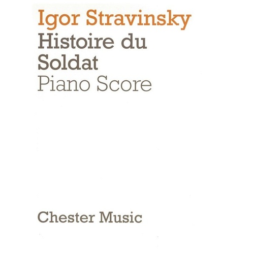 Stravinsky - The Soldier's Tale Piano/Vocal Score