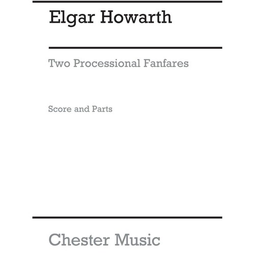 Just Brass 06 2 Proces.Fanfares Howarth (Music Score/Parts) Book