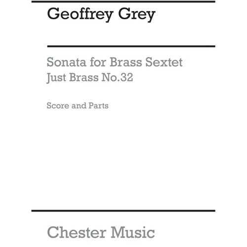 Just Brass 32 Sonata For Brass Grey (Music Score/Parts) Book
