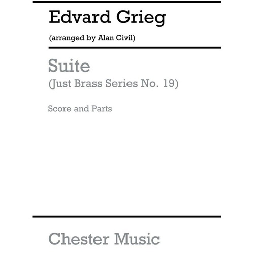 Just Brass 19 Suite Grieg Brass Ensemble Score and Parts by Edvard Grieg