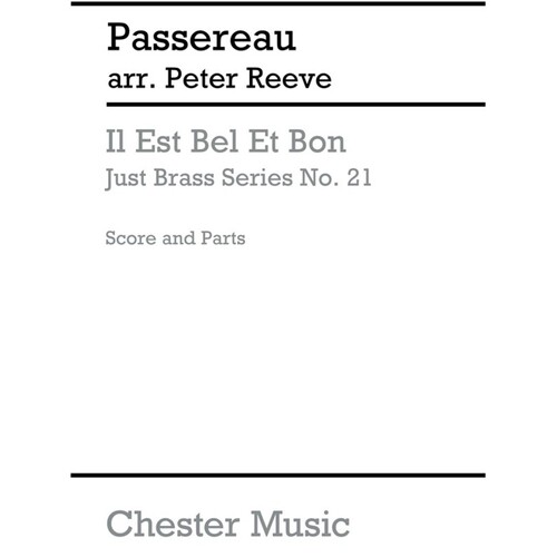 Just Brass 21 Il Est Bel Et Bon Passerea (Music Score/Parts) Book