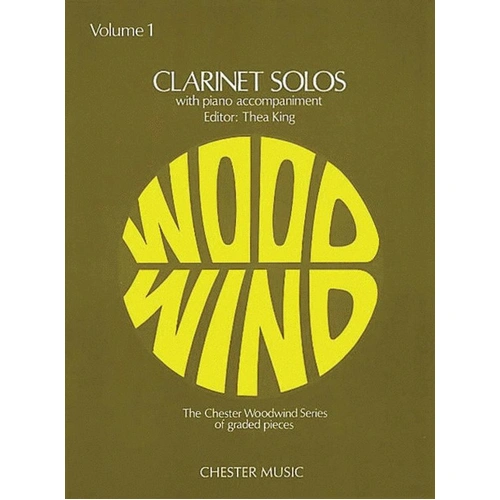 Clarinet Solos Volume 1 Edited by Thea King