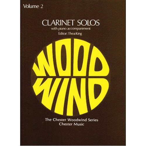 Clarinet Solos Vol 2 Ed King (Softcover Book)