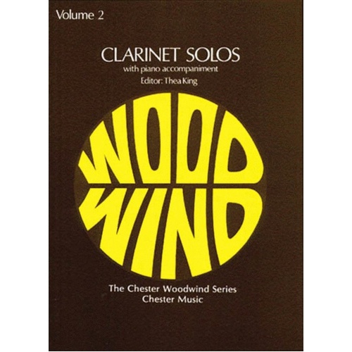 Clarinet Solos Volume 2 Edited by Thea King