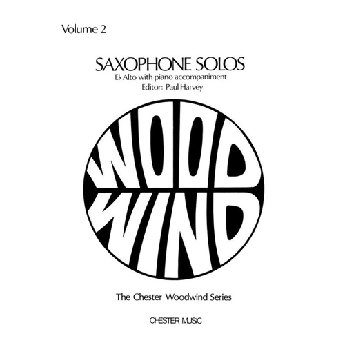 Alto Sax Solos Volume 2 Edited by Paul Harvey