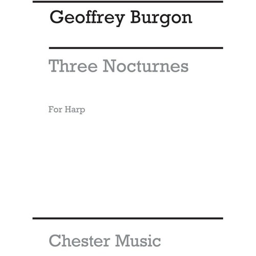 Burgon 3 Nocturnes Harp(Arc) (Softcover Book)