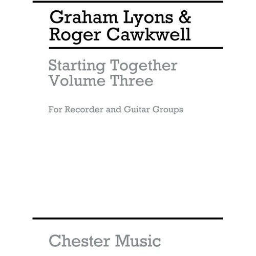 Starting Together 3 Recorder/Guitar(Arc) (Softcover Book)