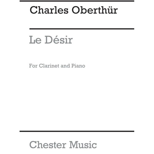 Oberthur Le De Sir Op65 Clar/Piano(Arc) (Softcover Book)