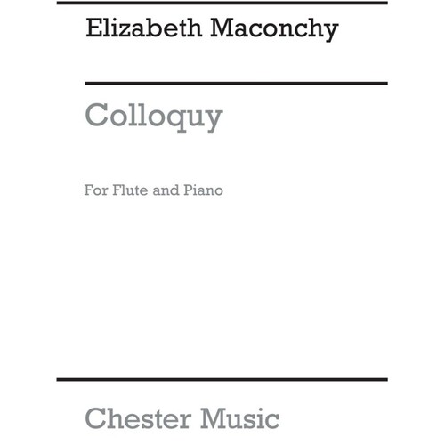 Maconchy Colloquy Flute And Piano (Softcover Book)