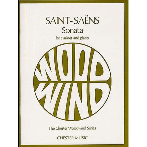 Saint-Saens - Sonata Op. 167 for Clarinet and Piano, Edited by Paul Harvey
