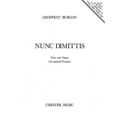 George Burgon Nunc Dimittis