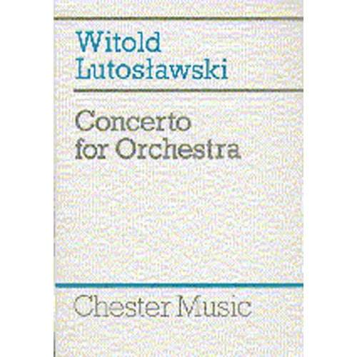Lutoslawski Conc.Orchestra P/Score