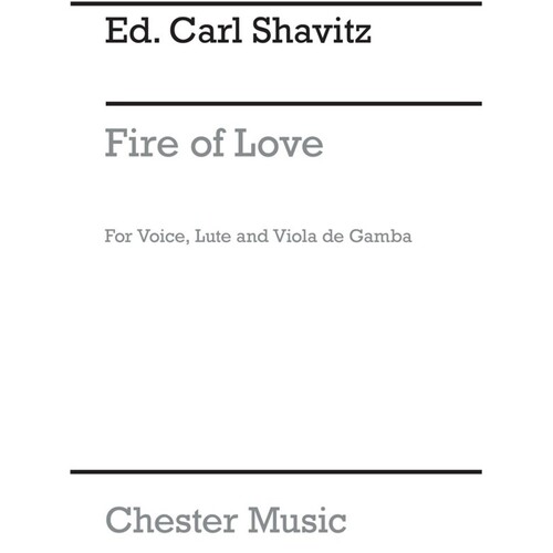 Shavitz Fire Of Love Voice/Guitar(Arc) (Softcover Book)