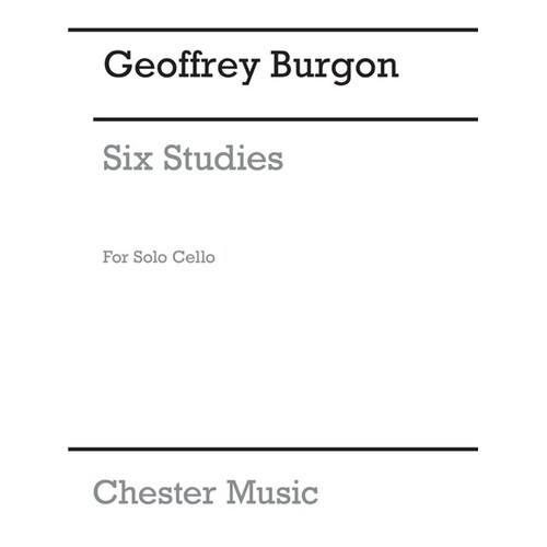 Burgon 6 Studies Cello Solo (Softcover Book)