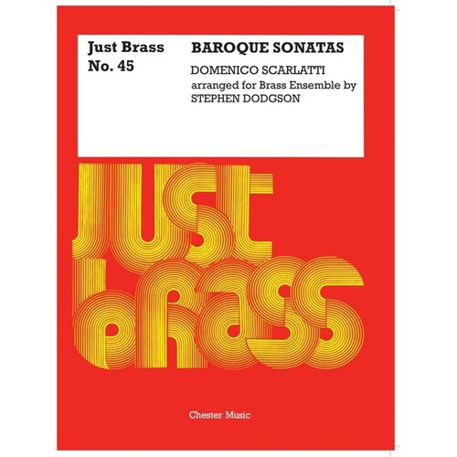 Just Brass 45 Baroque Sonatas Scarlatti (Music Score/Parts) Book