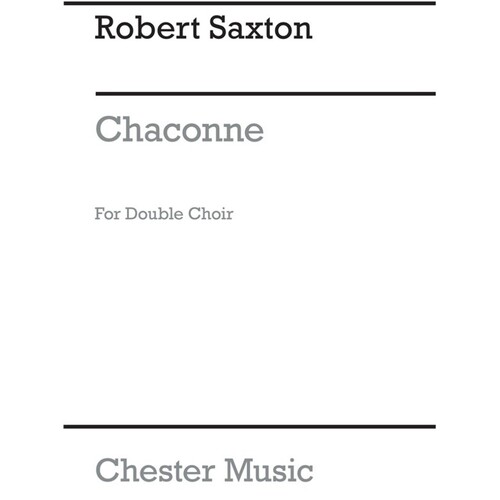 Saxton Chaconne SATB(Arc)