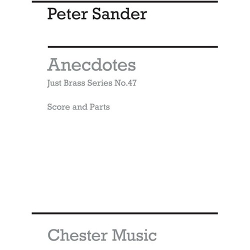 Just Brass 47 AneCDotes Sander(Arc) (Music Score/Parts) Book