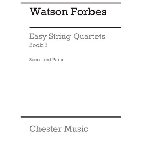 Easy String Quartets Book 3 Score/Parts(Archive Ed.) (Music Score/Parts) Book