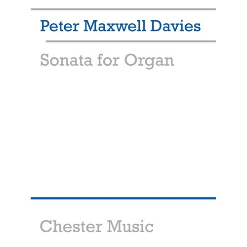 Maxwell Davies Sonata For Organ (Softcover Book)