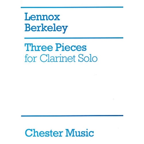 Berkeley 3 Pieces Clarinet Solo (Softcover Book)