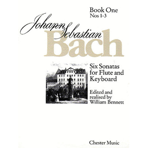 Bach Sonatas Flute Vol.1(1-3)Ed.Bennett (Softcover Book)