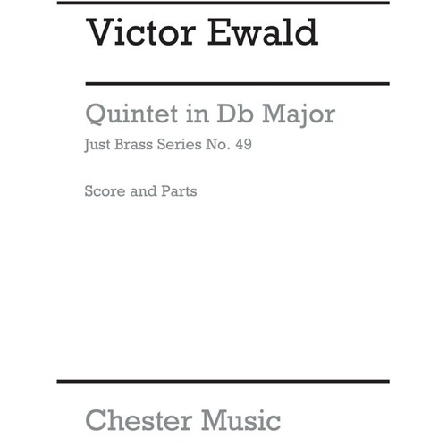Just Brass 49 Quintet In Double Bass Ewald(Arc) (Music Score/Parts) Book