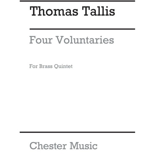 Tallis 4 Voluntaries Score Arr.M.Davies