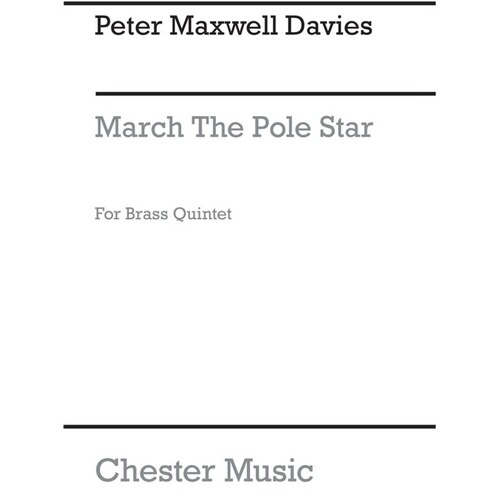 Maxwell Davies Pole Star Score(Arc)