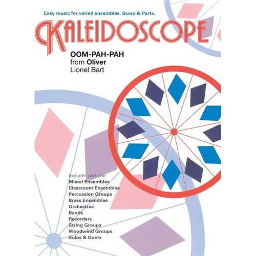 Kaleidoscope 01 Oom Pah Pah Ensemble Arrangement by Lionel Bart